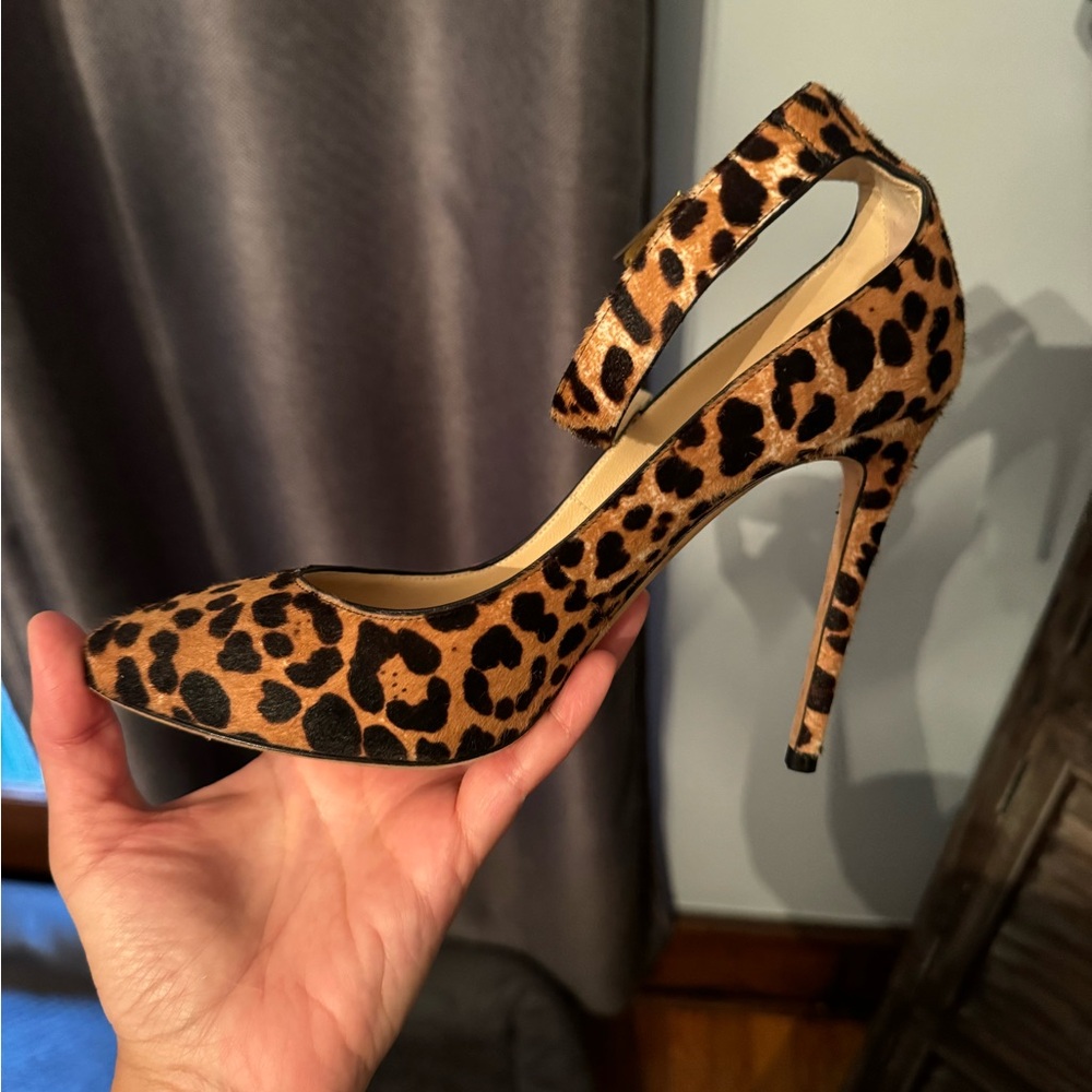 Jimmy Choo leopard stilettos high heels